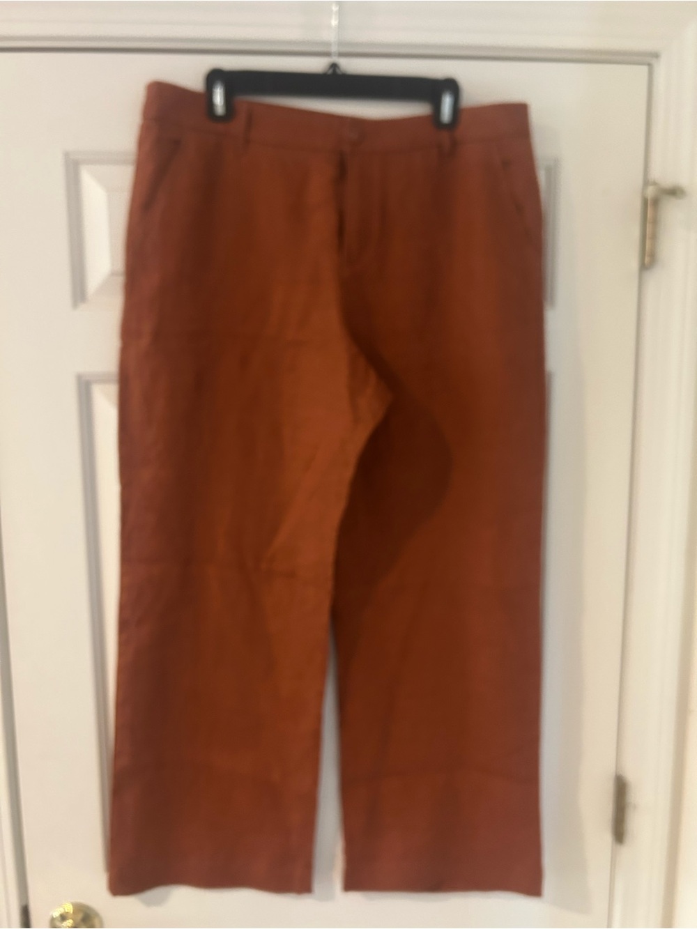 Garnet Hill Womens  Rust-Tone Chinos